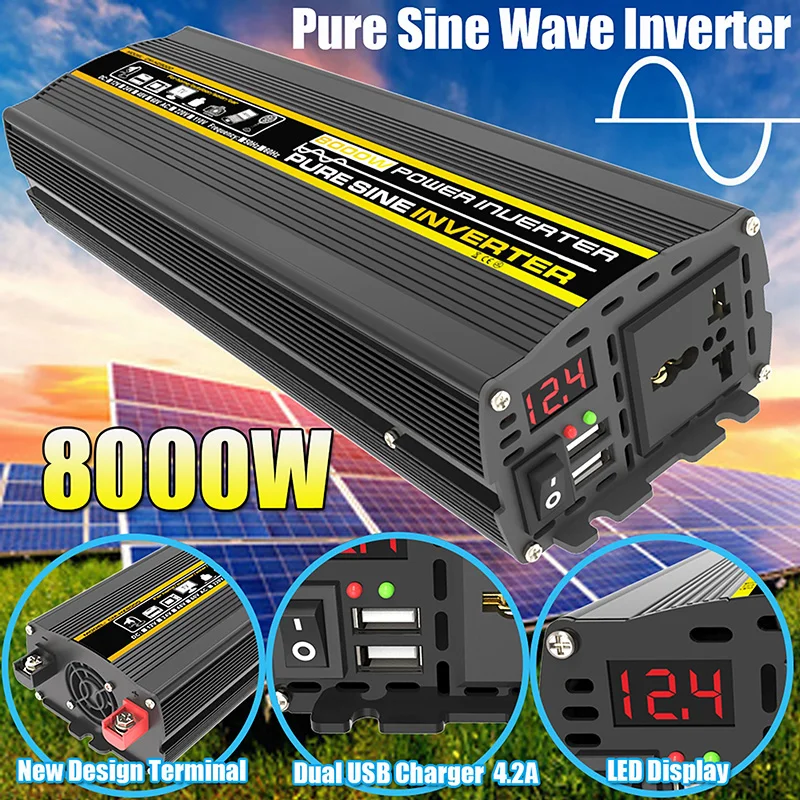 8000/6000/4000/3000W 순수 사인파 전력 - Ac Outdoor Power 리뷰 및 가격