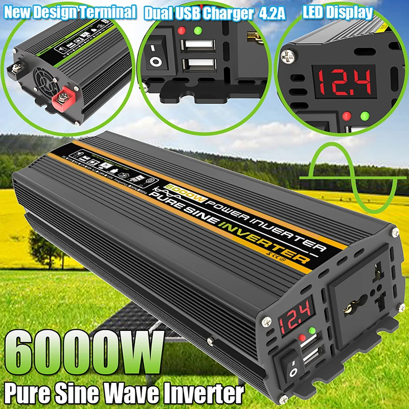 8000/6000/4000/3000W 순수 사인파 전력 - Ac Outdoor Power 리뷰 및 가격
