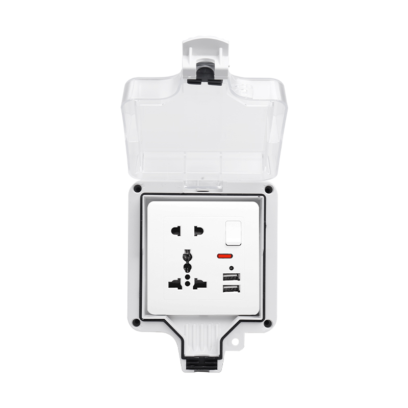 86 유형 IP66 실외 방수 소켓, 스위치 제어 기능 - Outdoor Power Adapter Usb C 리뷰 및 가격