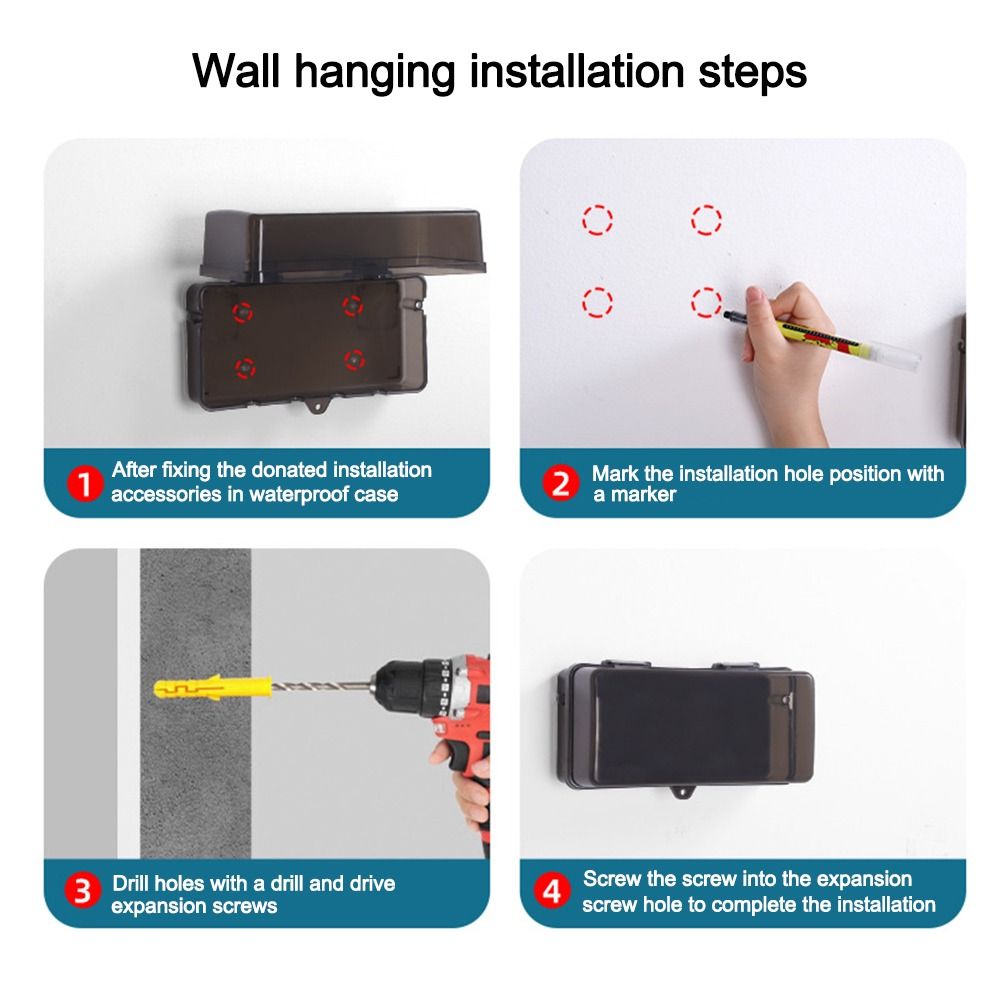 휴대용 플라스틱 콘센트 보관함, 도난 방지, 방수 기능 - Outdoor Power Strip Weatherproof 리뷰 및 가격